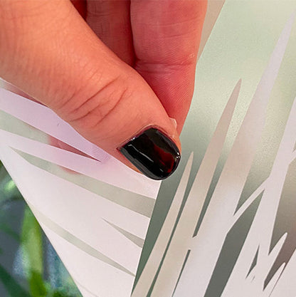 Meadow Frosted Window Privacy Border