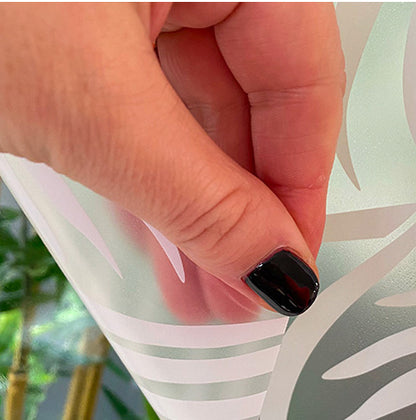 Saveh Frosted Window Film Privacy Border