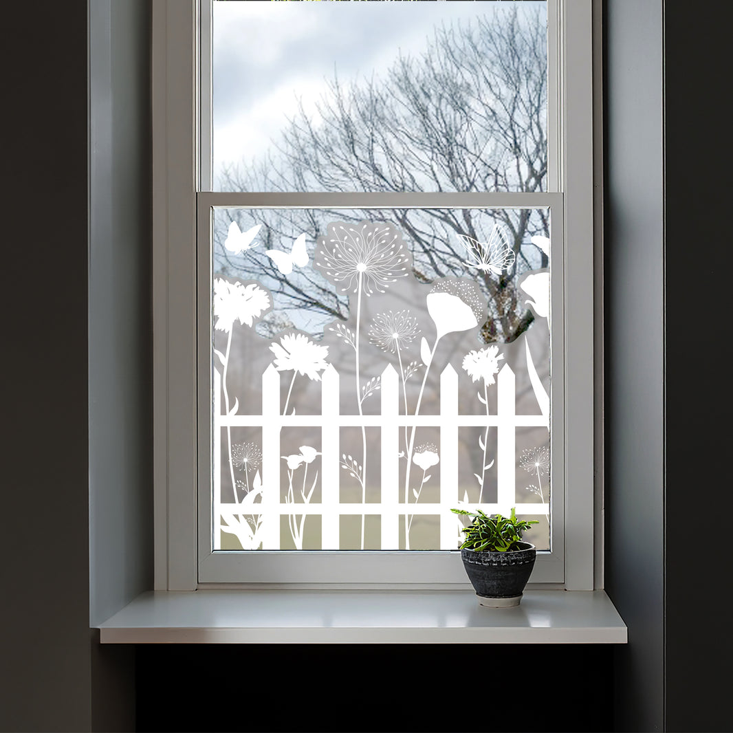 WINDOW FILM | Frosted White Borders – Dizzy Duck Designs