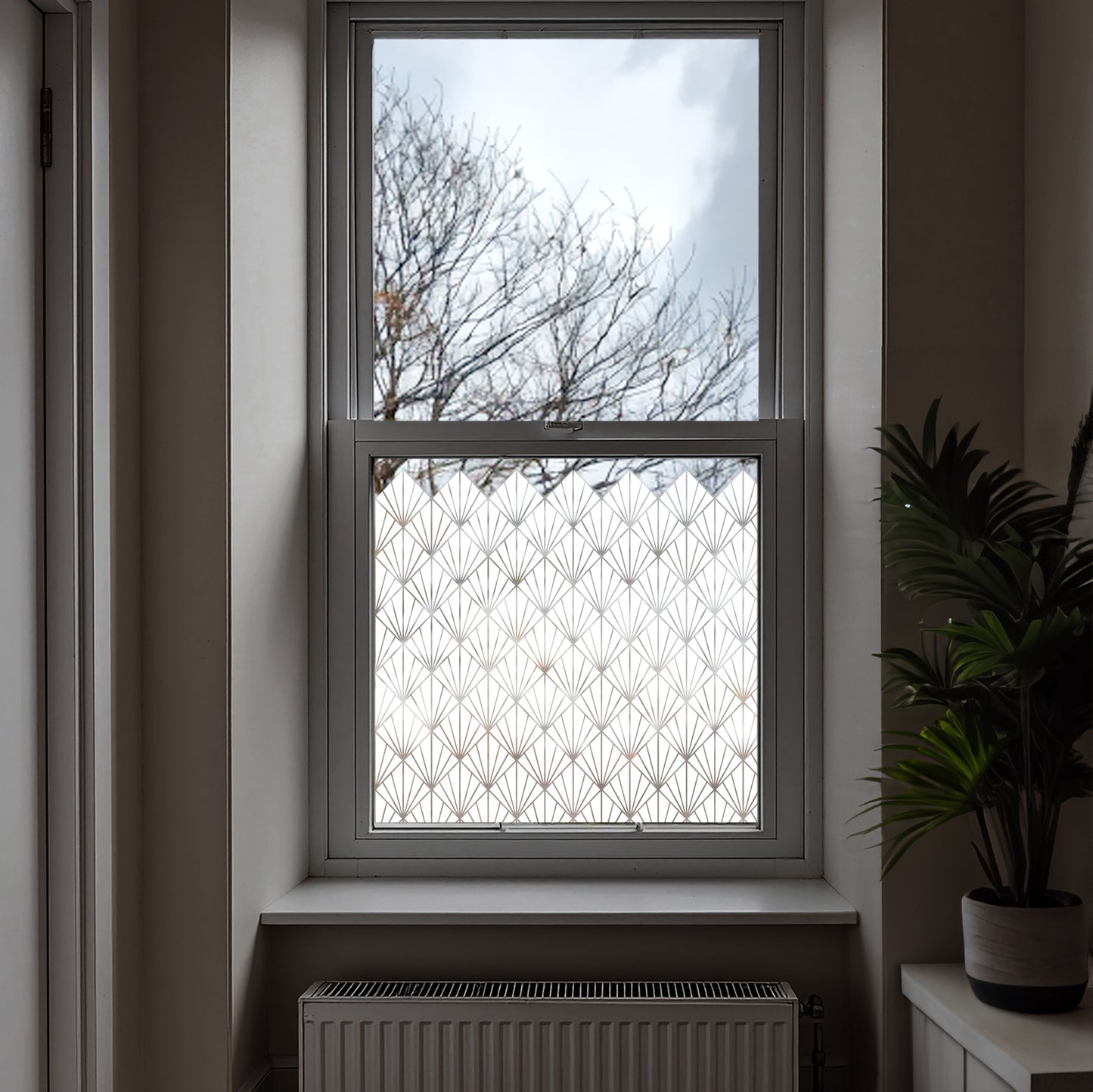 Horus Frosted Window Privacy Film Border