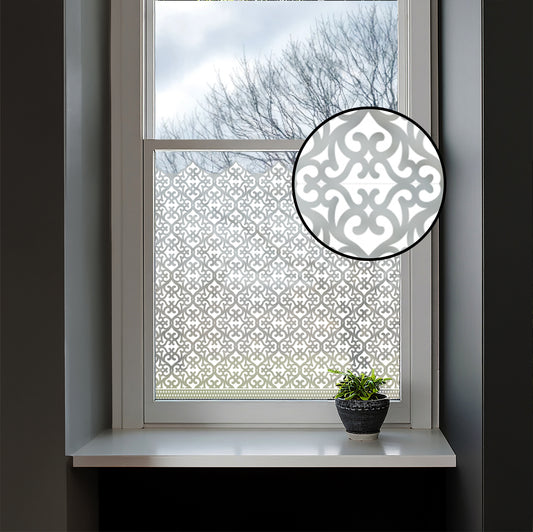 Karachi Frosted Window Privacy Film Border