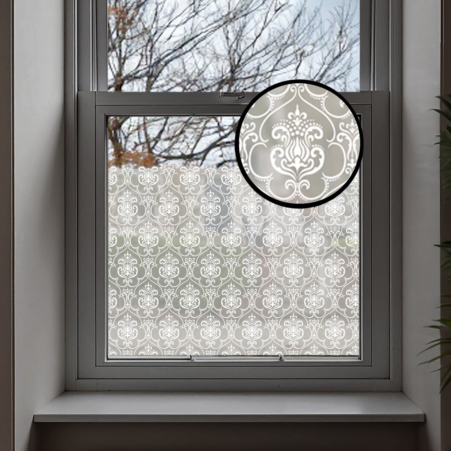 Karim Frosted Window Privacy Film Border