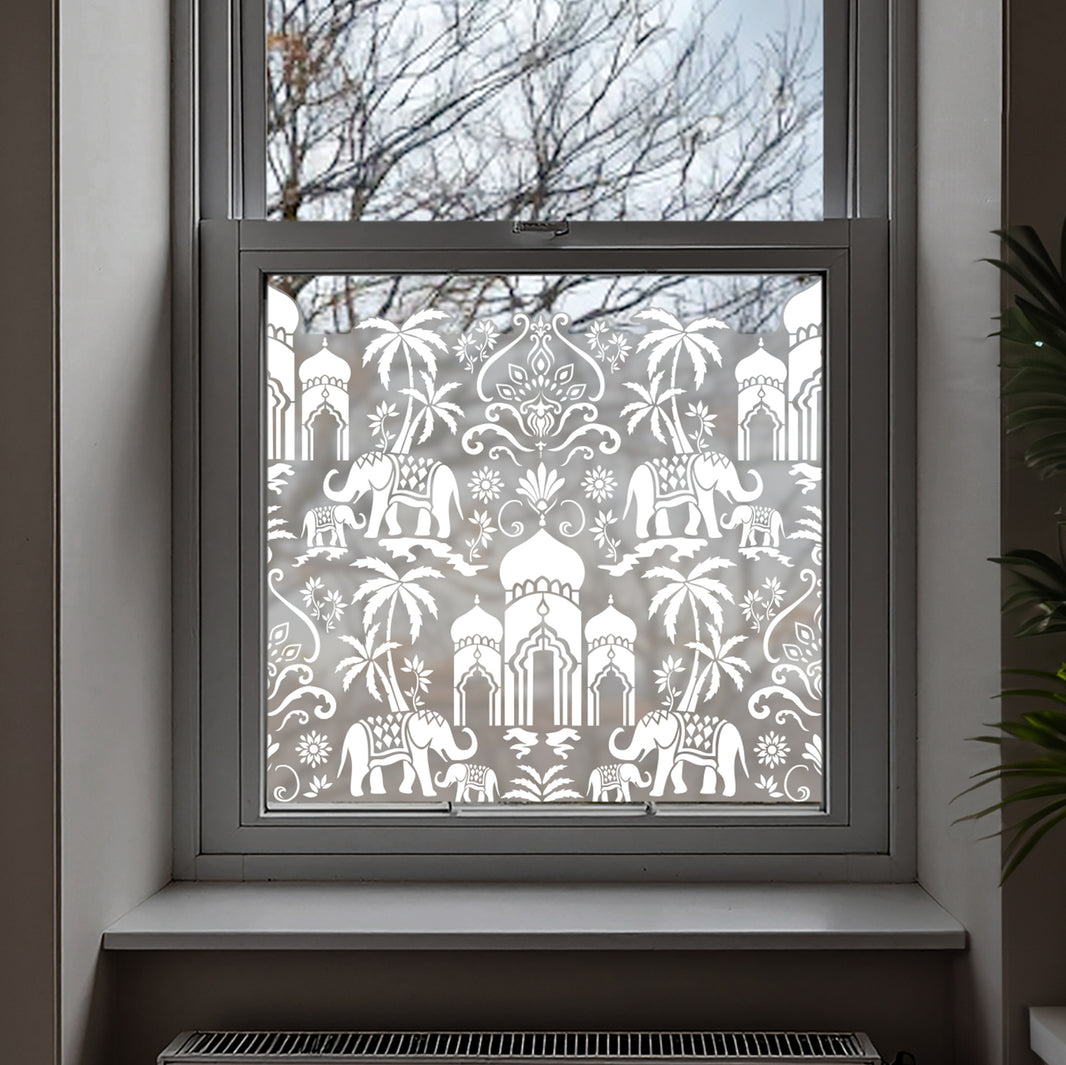 WINDOW FILM | Frosted White Borders – Dizzy Duck Designs