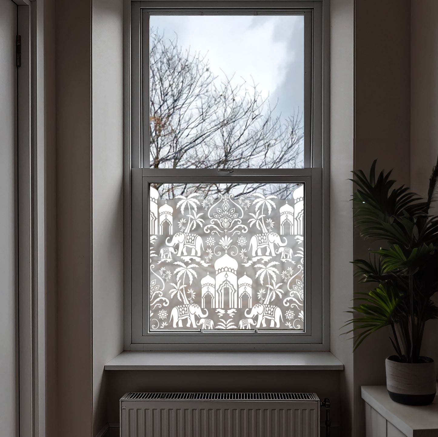 Mumbai Frosted Window Privacy Film Border