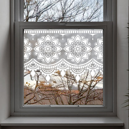 Myah Frosted Window Privacy Film Border