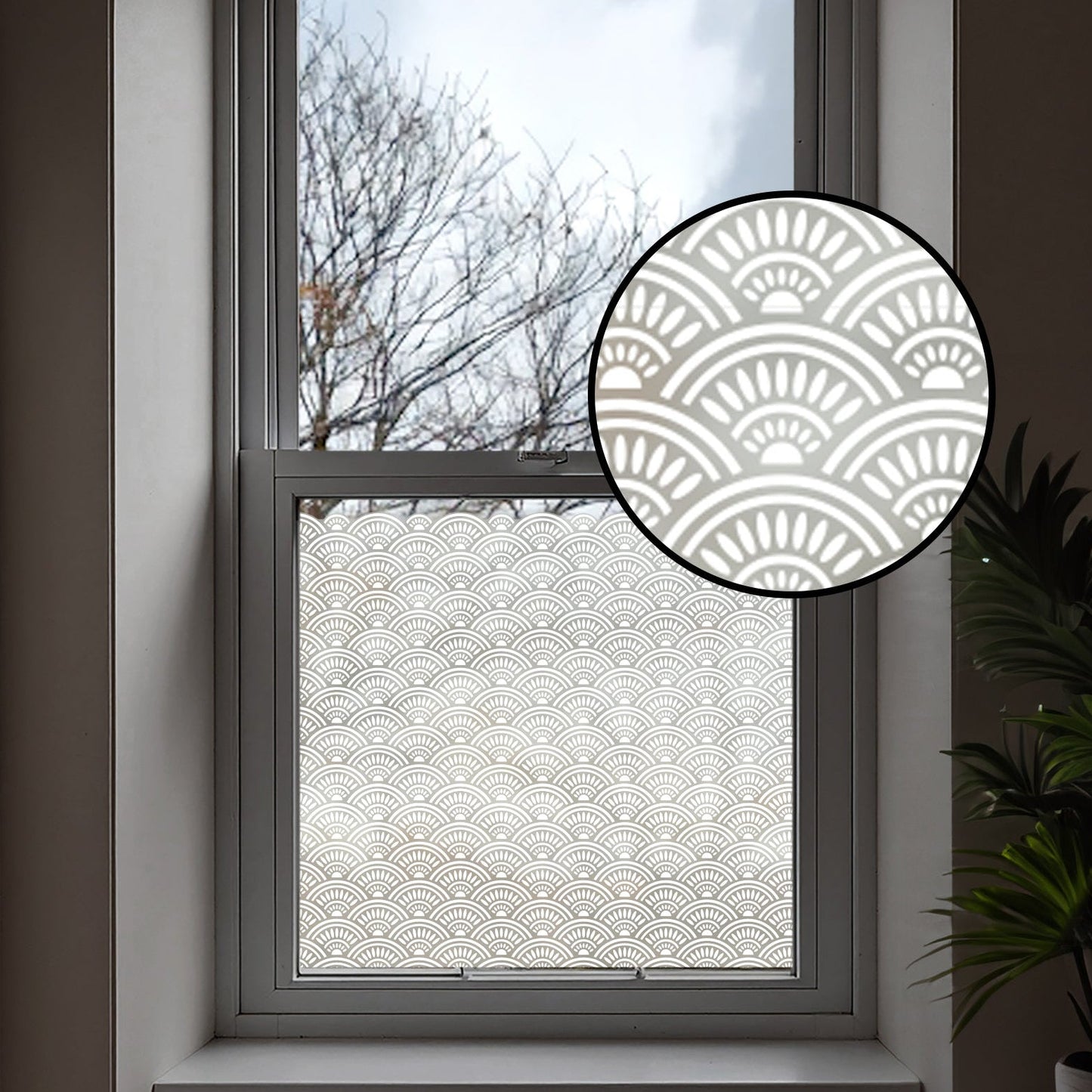 Nagoya Frosted Window Privacy Film Border