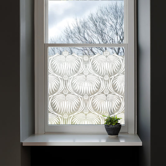 Saveh Frosted Window Film Privacy Border