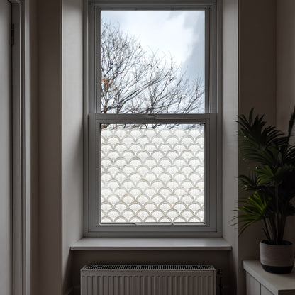 Thebes Frosted Window Privacy Film Border