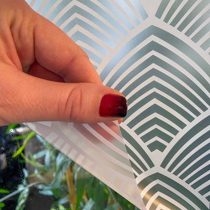 Chaplin Frosted Window Privacy Border