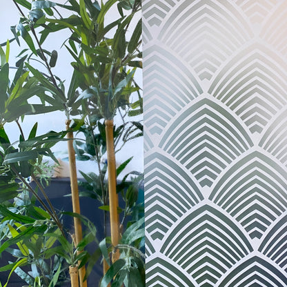 Chaplin Frosted Window Privacy Border