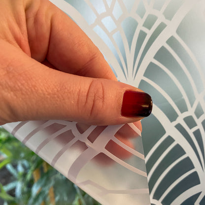 Chicago Frosted Window Privacy Film Border