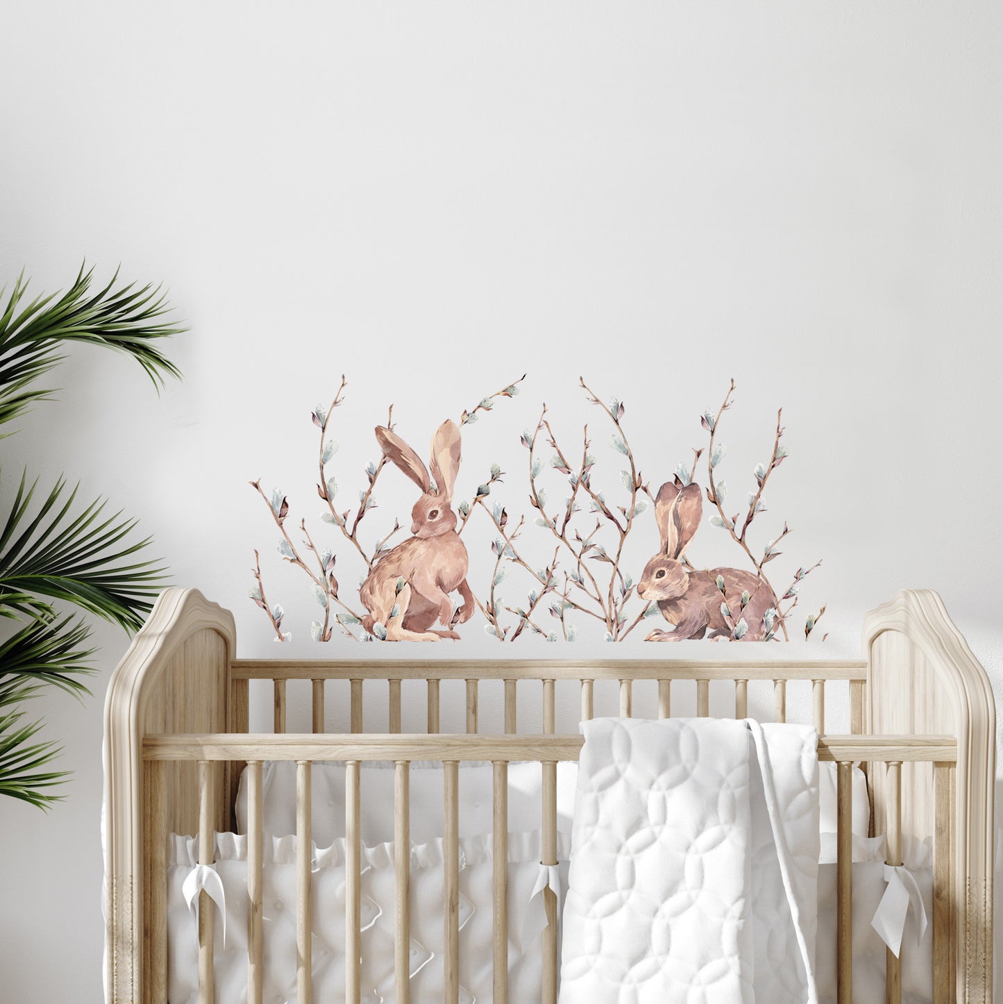 Willow Branch Wall Decal Border - Bottom