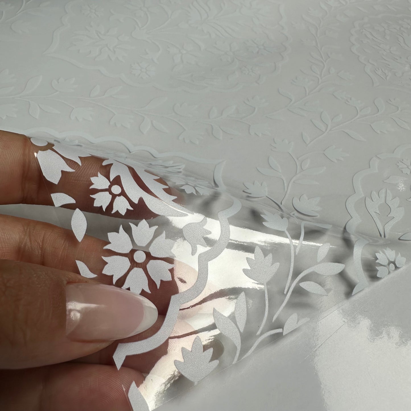 Isfahan Clear Window Privacy Border