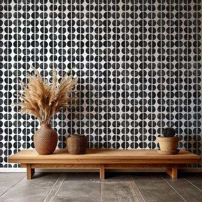 Boho Circles Wall / Furniture Stencil