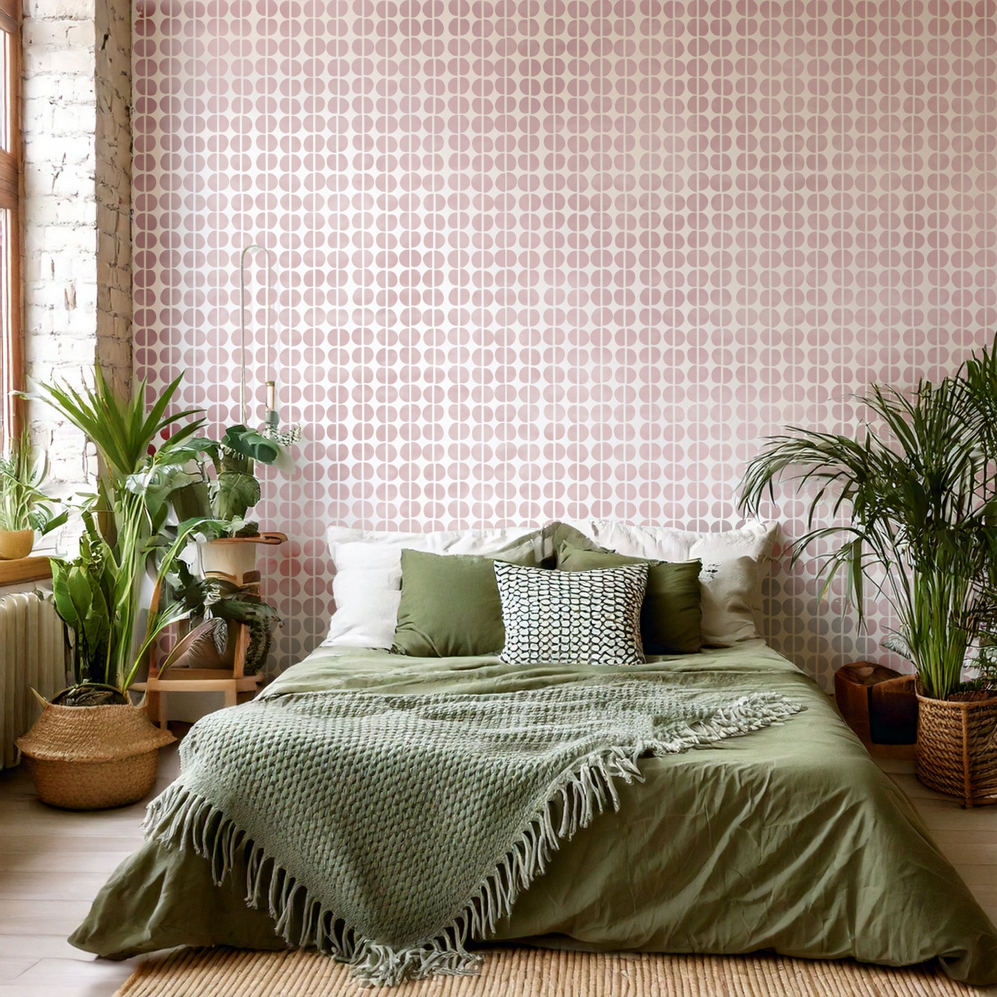 Boho Circles Wall / Furniture Stencil