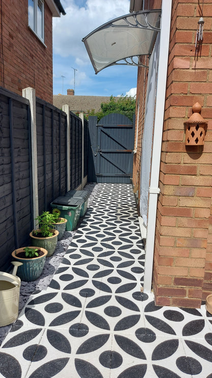 Tsunagi Spot Patio Stencil - Square Slabs