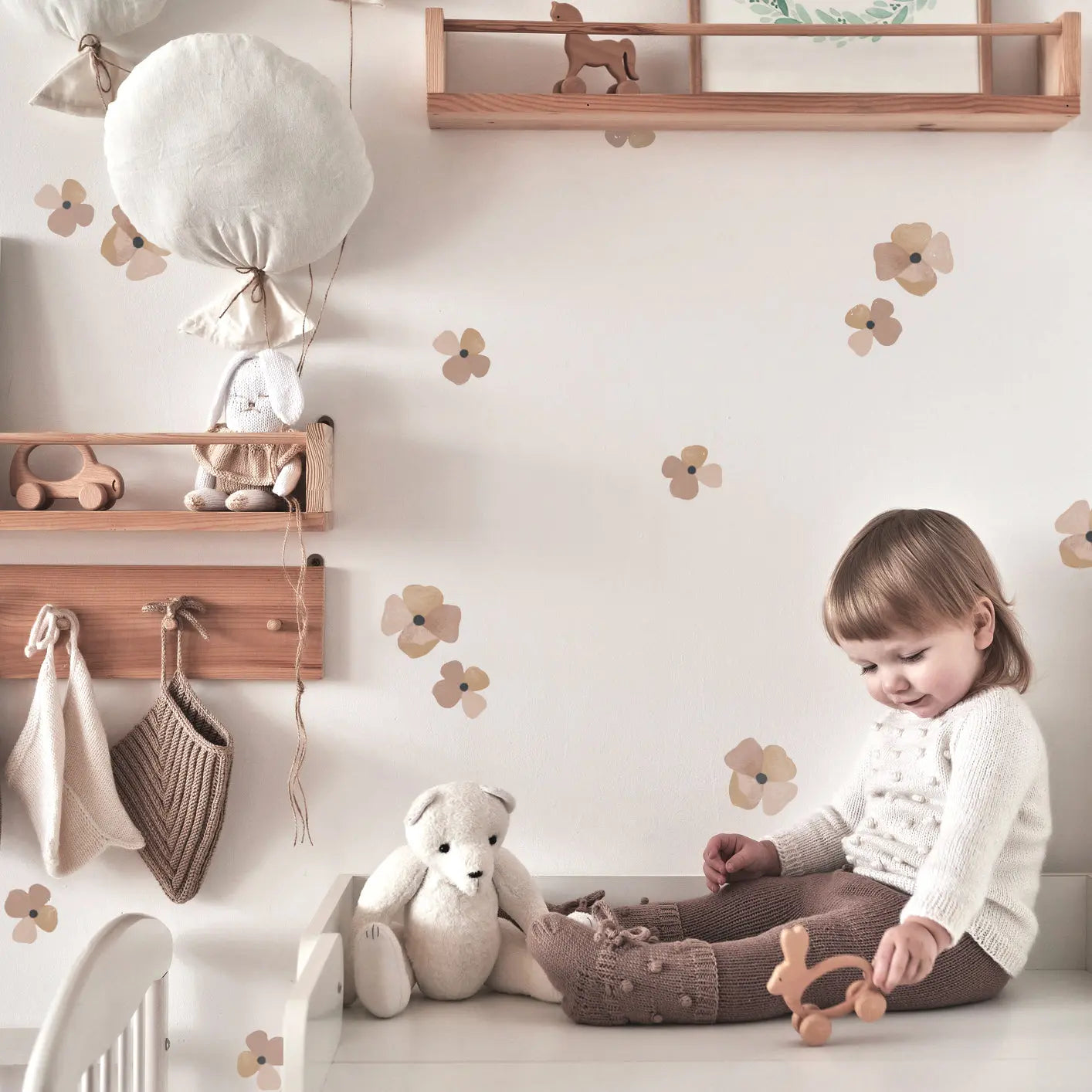 Flower Wall Decal Set - Dizzy Duck Designs