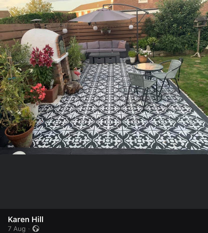 Patio Stencil for Easy DIY Concrete Makeovers 'Gibraltar'