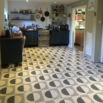 Madrid Faux-Tile Stencil