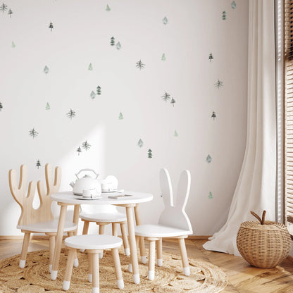 Wall Decal Nordic Trees Wall Decal Set Dizzy Duck Designs
