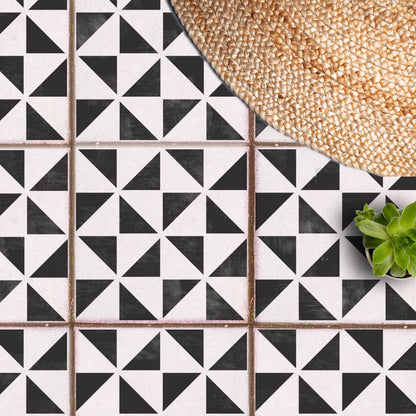 Patio Stencil for Concrete Floor Makeovers 'Assa'