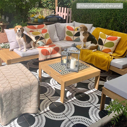 Beginner-Friendly Patio Stencil for Outdoor Floors 'Desert Sands'