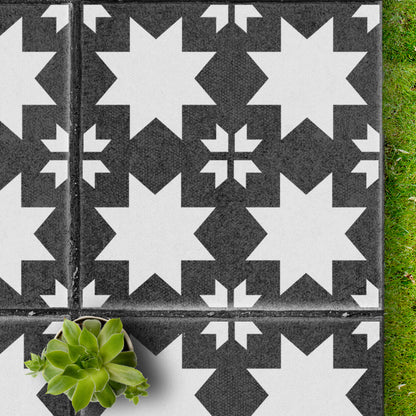 Outdoor Patio Stencil for Concrete & Slabs 'Kallat'