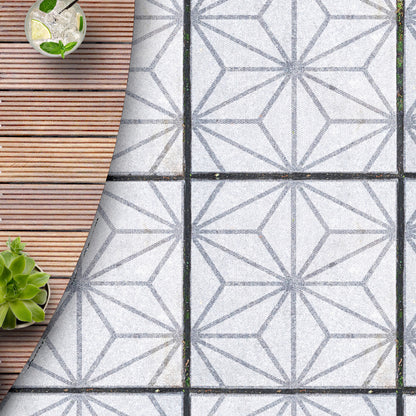Patio Stencil for Easy DIY Concrete Makeovers 'Kasai'