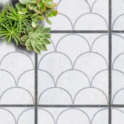 Patio Stencil for Simple DIY Patio Upgrades 'Mermaid'