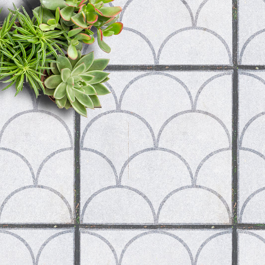 Patio Stencil for Simple DIY Patio Upgrades 'Mermaid'