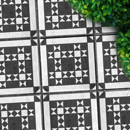Patio Stencil for Concrete Floor Makeovers 'Westminster'