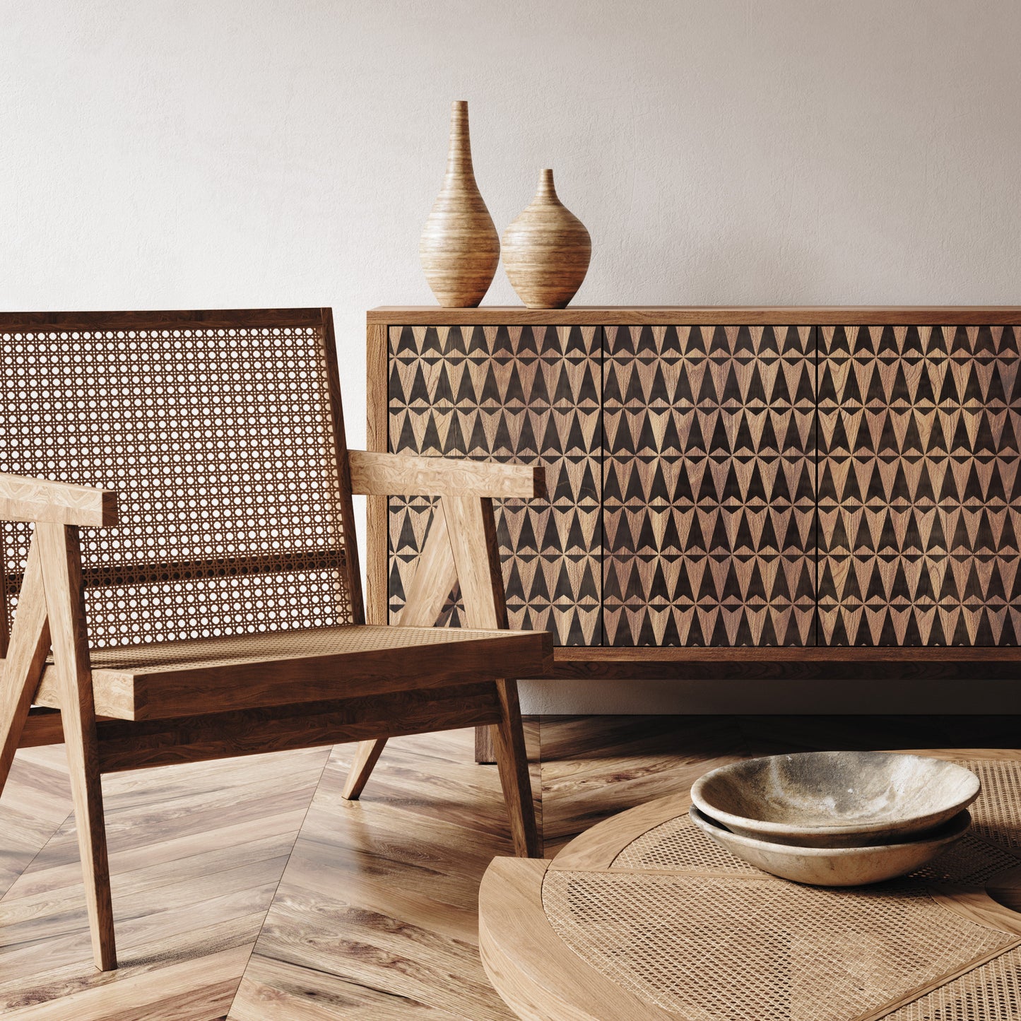 Saurimo Wall / Furniture Stencil