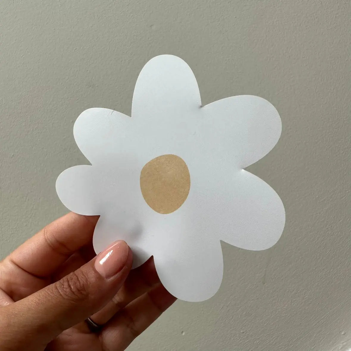 White Daisy Flower Vinyl Decal Stickers - For Cars, Windows, Laptops, Walls - Glossy Finish