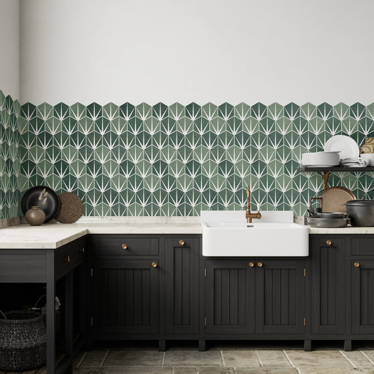 Yakumo Wall Floor Stencil - Dizzy Duck Designs