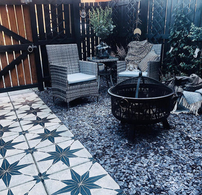 Patio Stencil for Easy DIY Concrete Makeovers 'Zarzis'