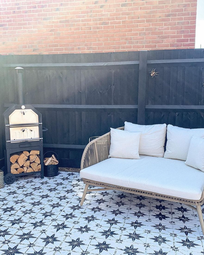 Patio Stencil for Easy DIY Concrete Makeovers 'Zarzis'