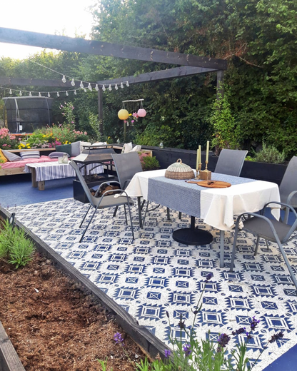 Patio Stencil for Simple DIY Patio Upgrades 'Pachuca'