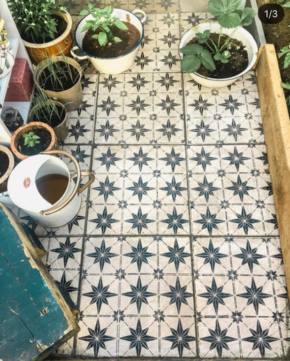 Patio Stencil for Easy DIY Concrete Makeovers 'Zarzis'