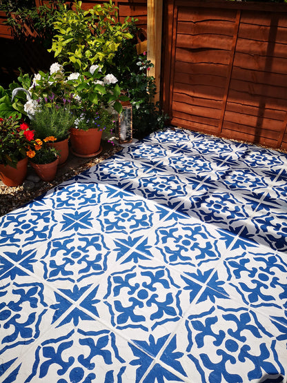 Patio Stencil for Easy DIY Concrete Makeovers 'Gibraltar'