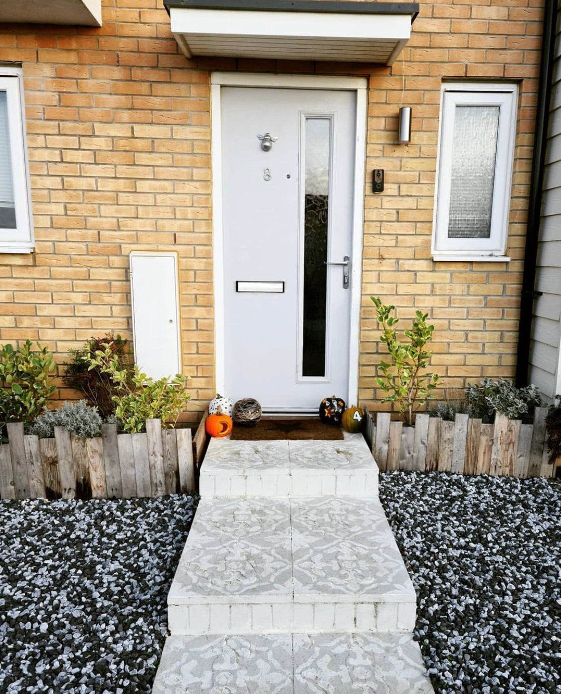 Patio Stencil for Easy DIY Concrete Makeovers 'Gibraltar'