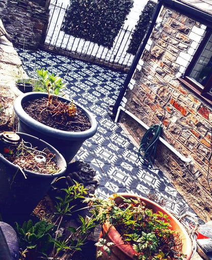 Patio Stencil for Simple DIY Patio Upgrades 'Pachuca'