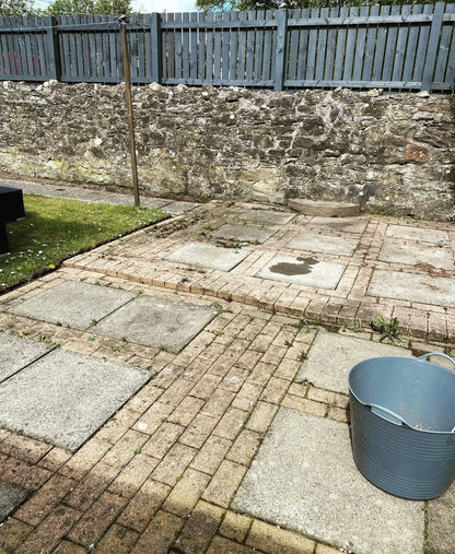 Patio Stencil for Concrete Floor Makeovers 'Amira'