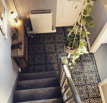 Valencia Faux-Tile Stencil