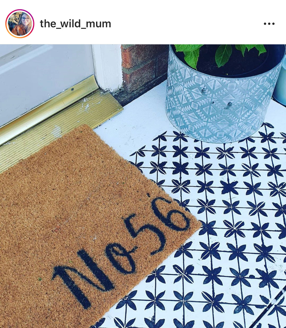 Patio Stencil for Easy DIY Garden Makeover 'Polensa'