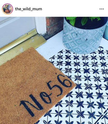 Patio Stencil for Easy DIY Garden Makeover 'Polensa'