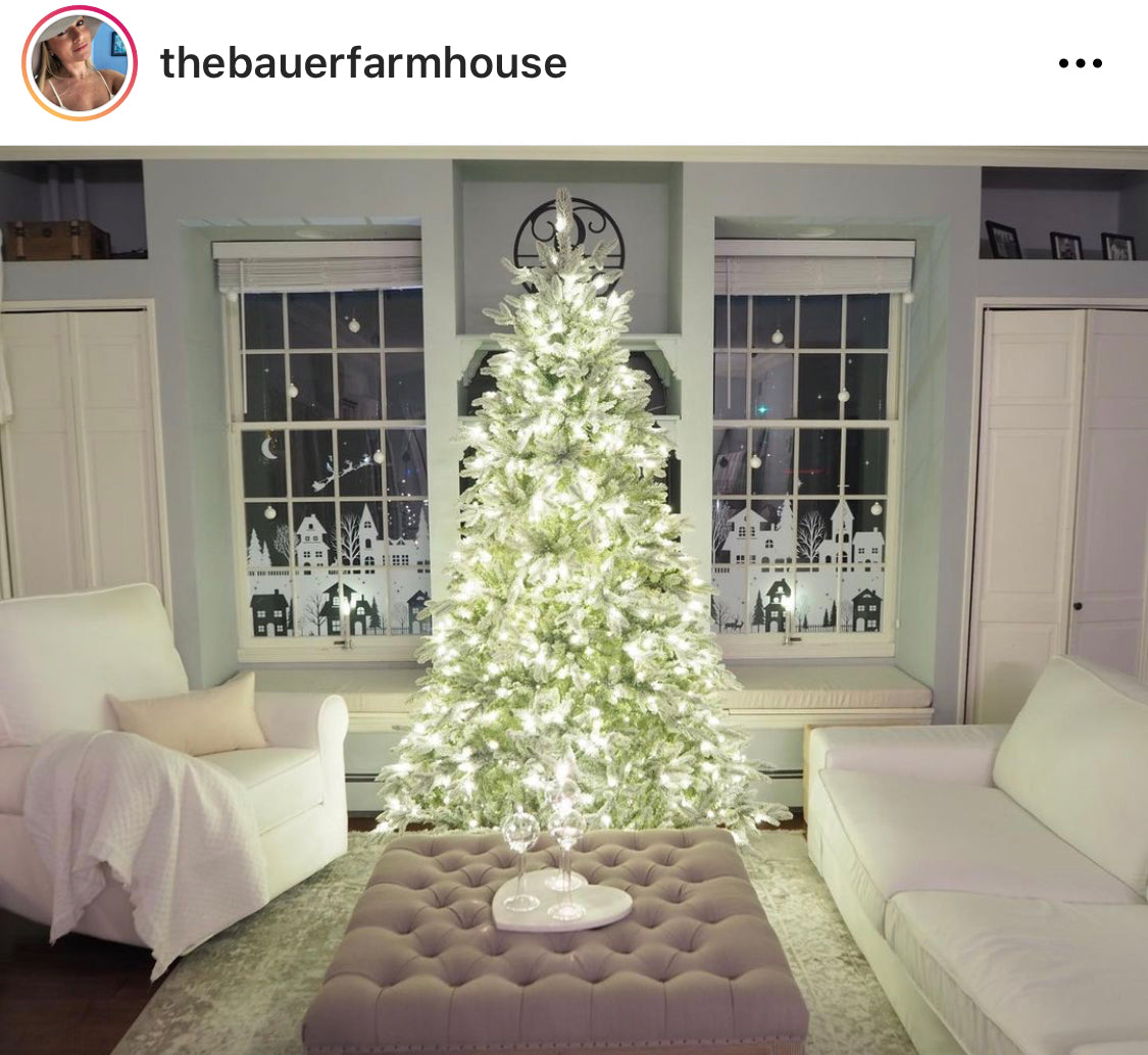 Christmas Village (Tall) Window Decal