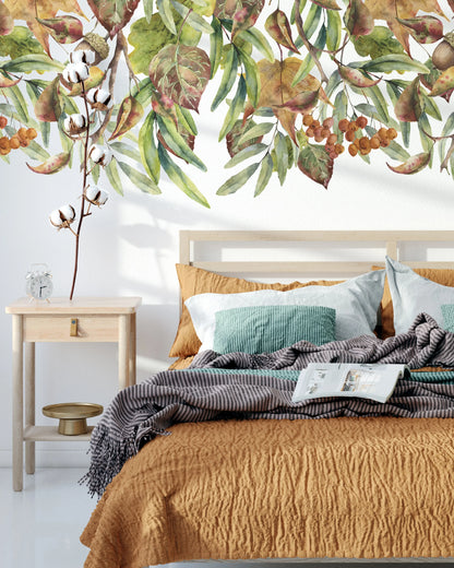 Wall Decal Autumn Leaves Wall Decal Border Dizzy Duck Designs