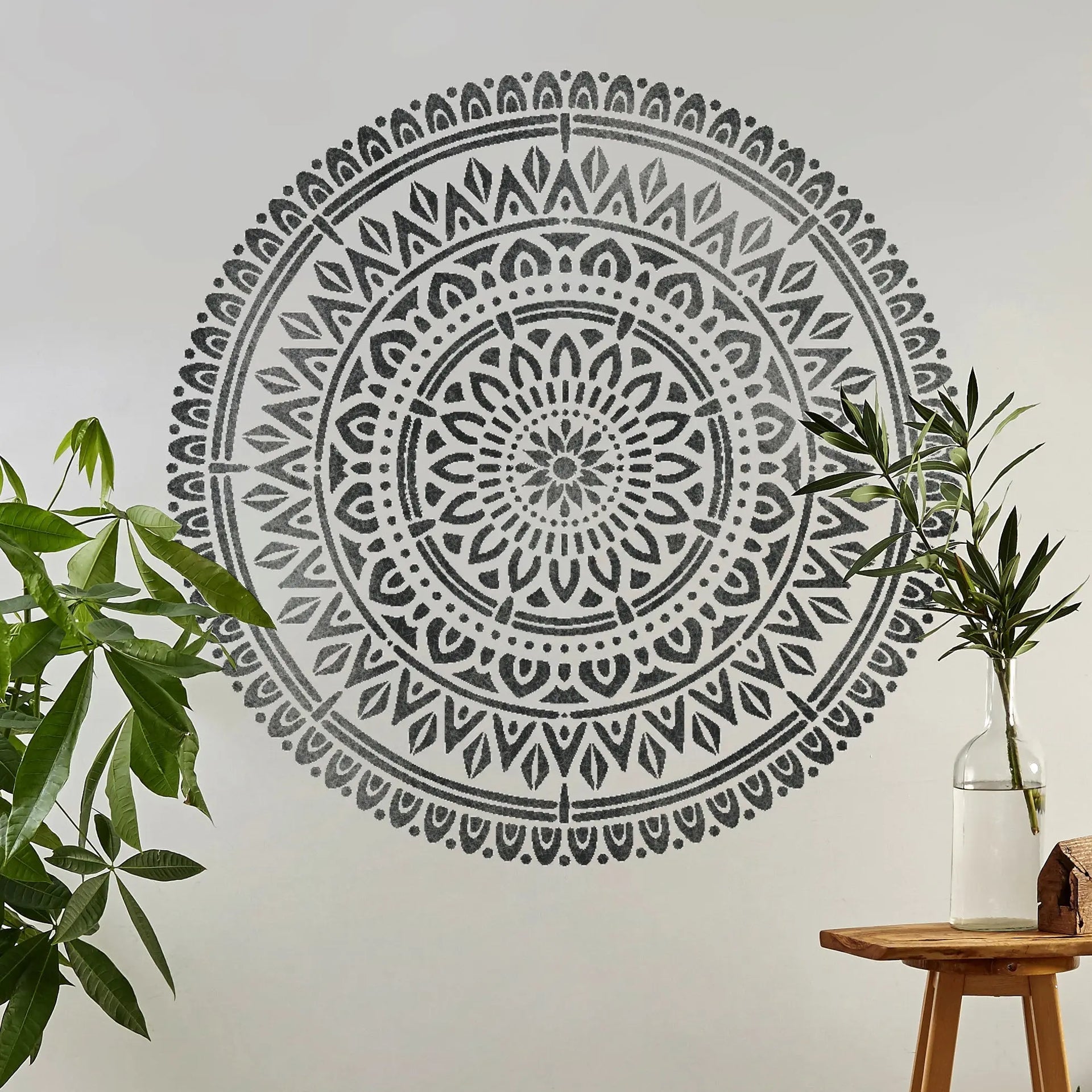 Buy Mandala Stencil, Choose Whole or Large Quarter Design 10