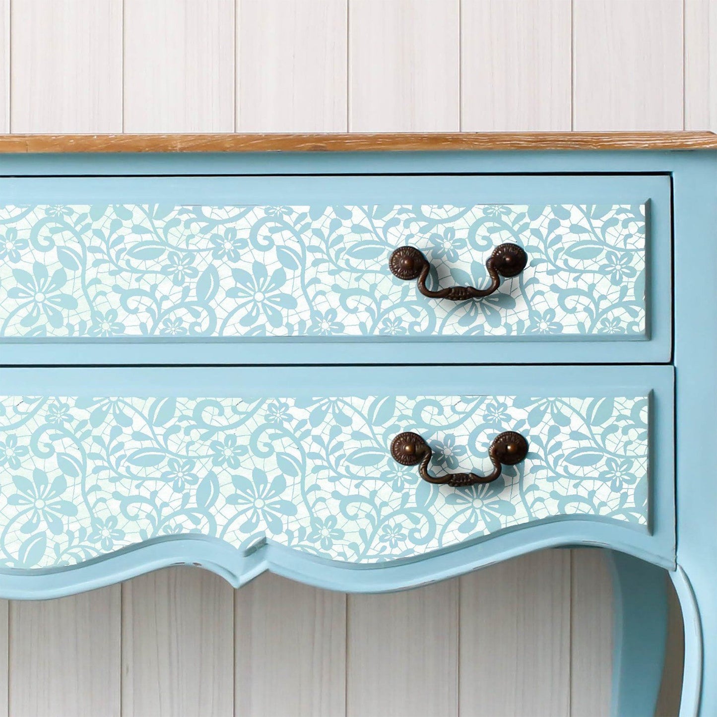 ELIZABETH LACE Furniture Stencil Dizzy Duck Designs ELIZABETH LACE Furniture Stencil Dizzy Duck Designs