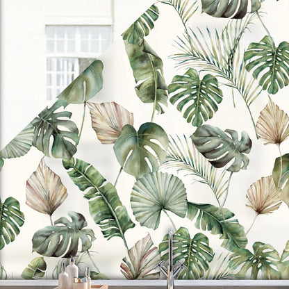 Privacy Window Jungle Leaf Tropical Privacy Frosted Window Panel Dizzy Duck Designs